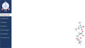 Screenshot of template 3, Dynamical Blue